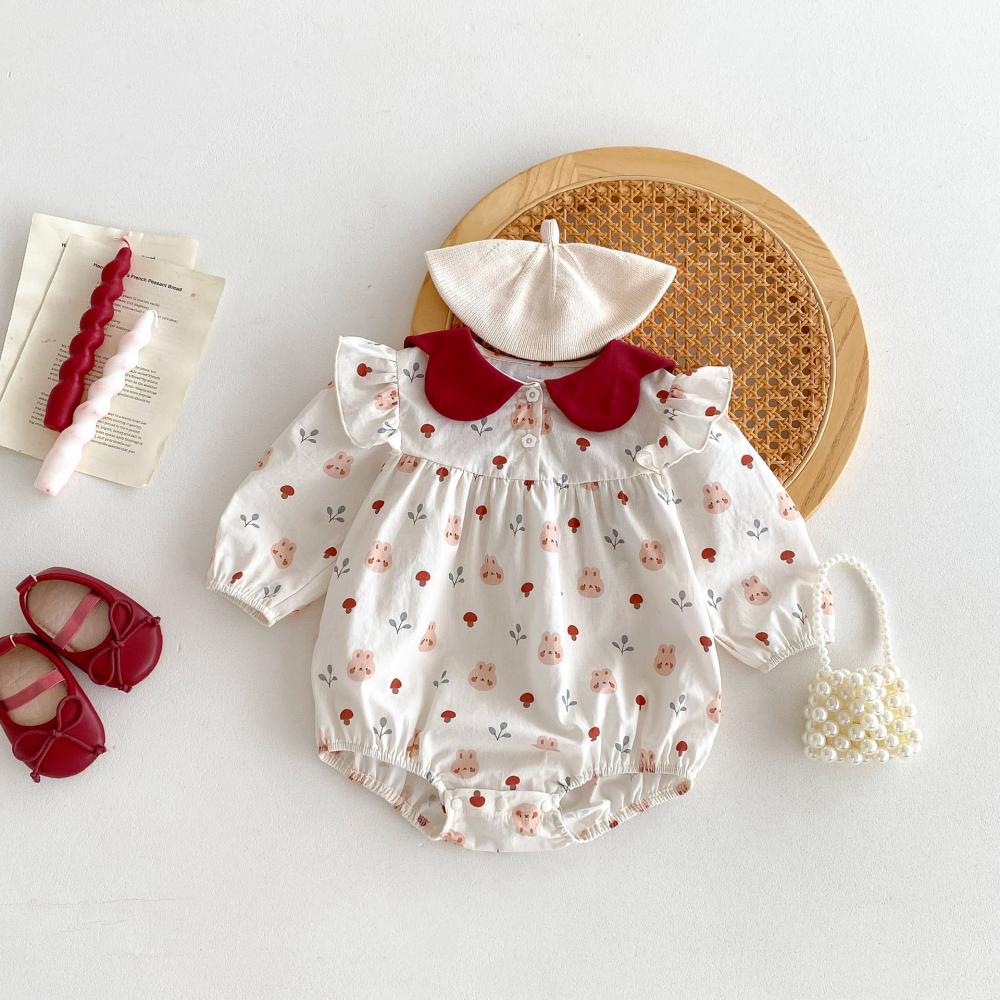 Baby Clothing Quality - Jumpsuit Bayi Gambar Kelinci Lucu untuk