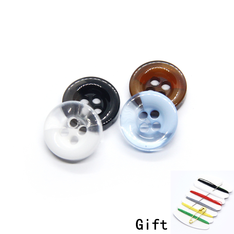 Baby Clothing Quality - 9/10/11Mm Kancing Baju Kecil Transparan untuk