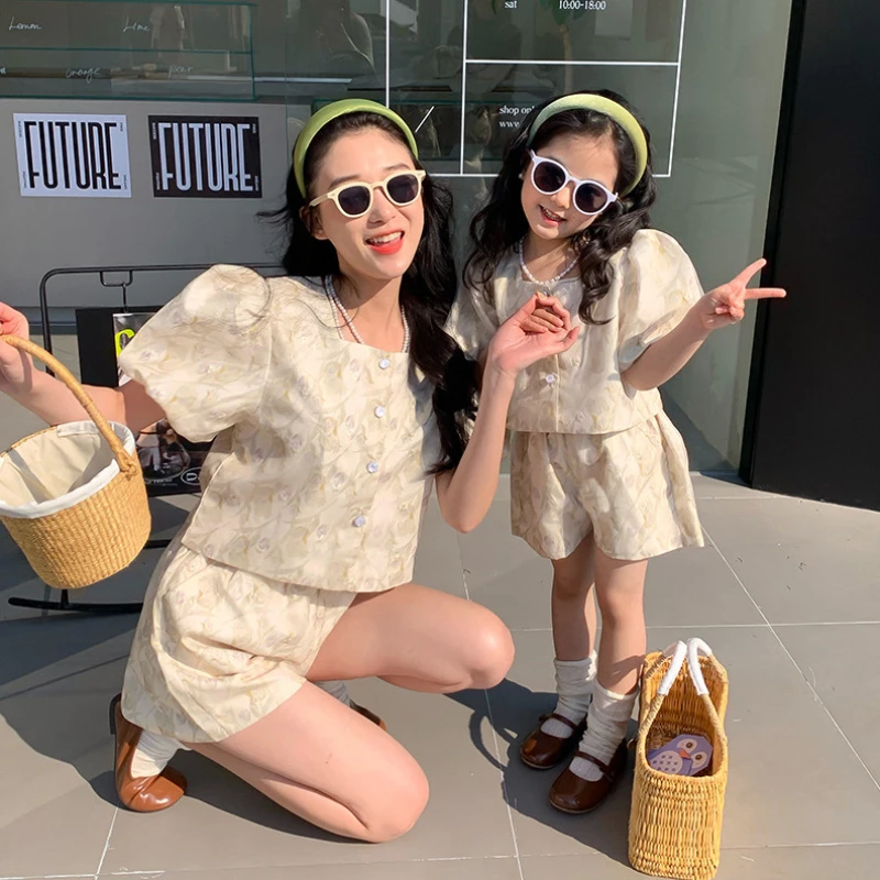 Baby Clothing For Summer - Setelan pakaian ibu dan anak perempuan,