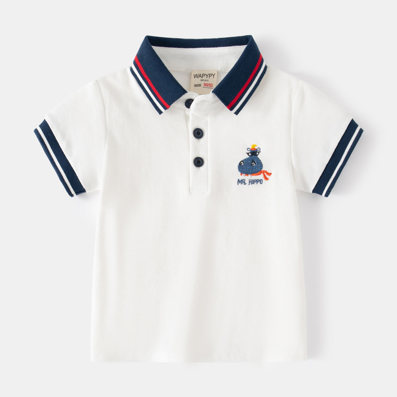 Baby Clothing For Summer - Kaus Polo bayi laki-laki, atasan kaus