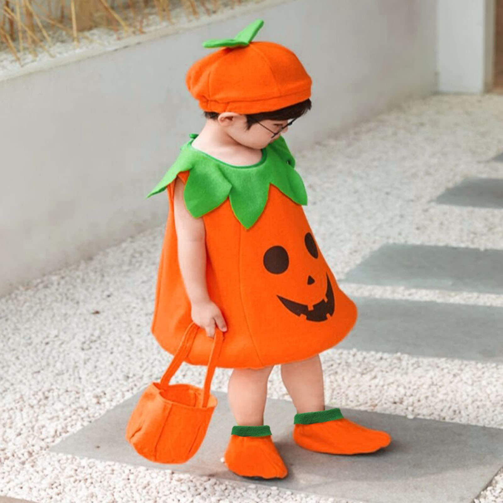 Baby Clothing Unit - Kostum Cosplay Anak-anak Kostum Labu Halloween