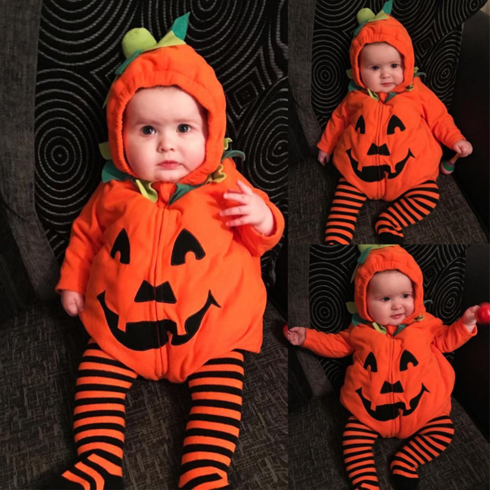 Baby Clothing Unit - Halloween baju bayi berbentuk labu lucu,