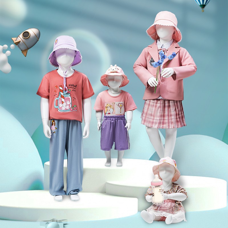 Baby Clothing Rack - Manekin anak-anak untuk pajangan pakaian anak,