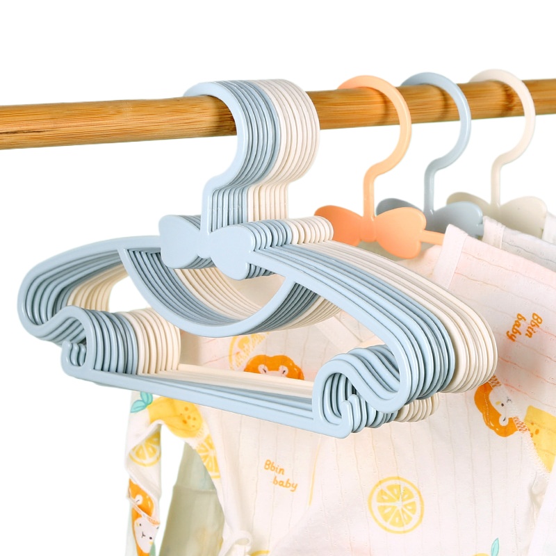 Baby Clothing Rack - 5-50 Buah Gantungan Bayi Plastik Gantungan
