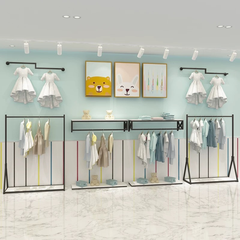Rak Display Toko Pakaian Anak, - Baby Clothing Rack ulasan dan harga