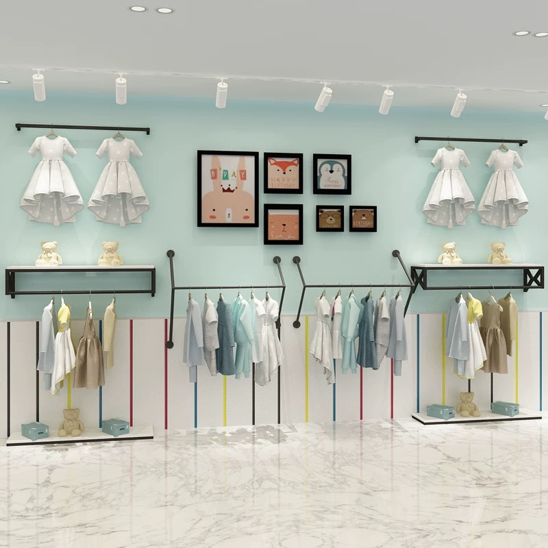 Rak Display Toko Pakaian Anak, - Baby Clothing Rack ulasan dan harga