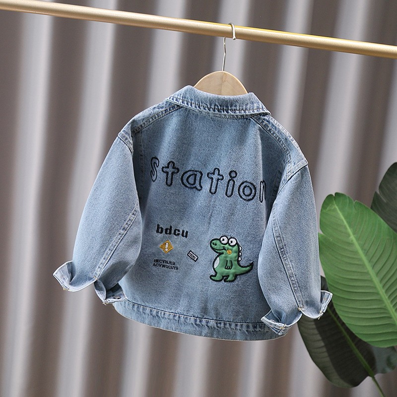 Jaket Denim Anak Bayi Gaya Luc - Baby Clothing Boy ulasan dan harga
