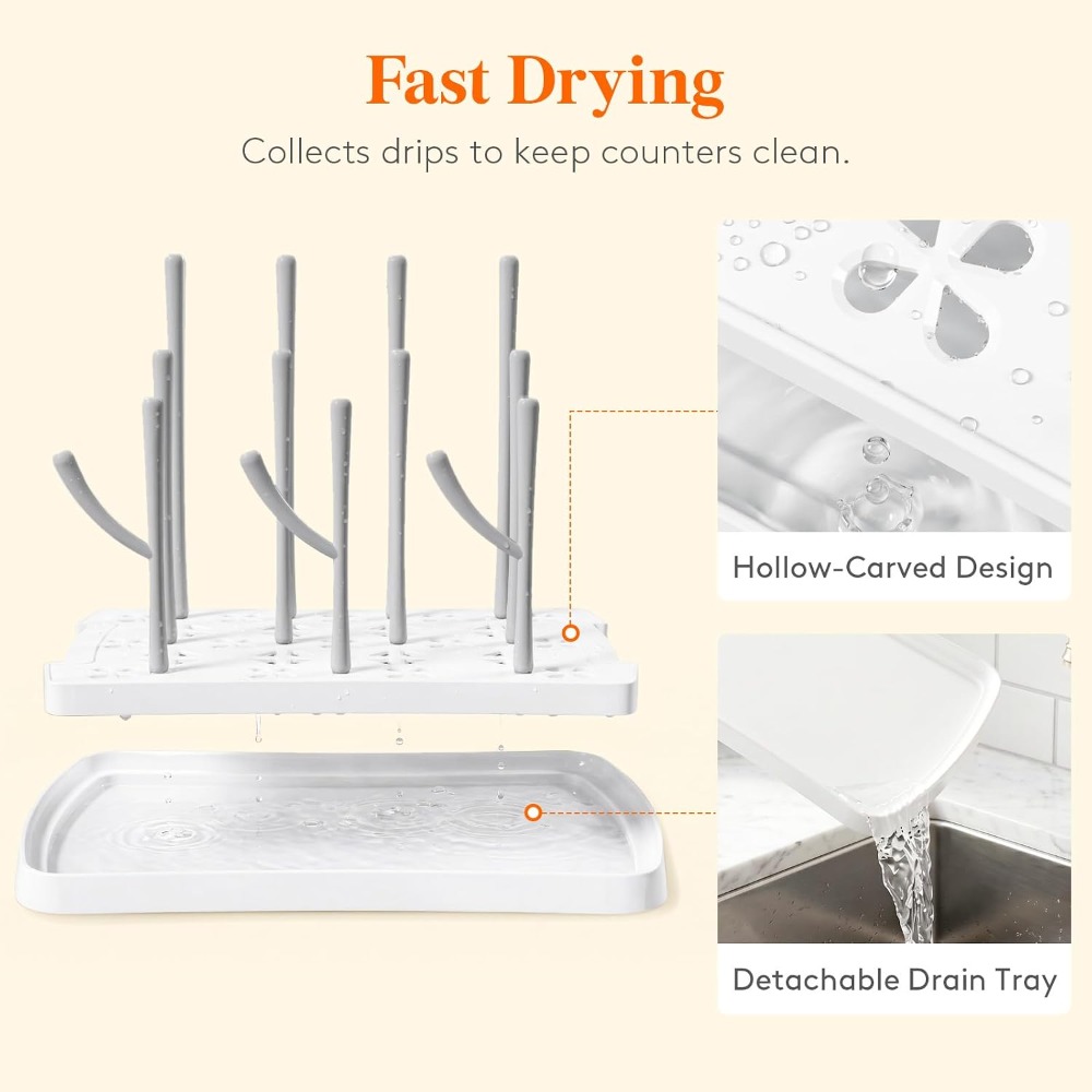Rak Pengering Botol Bayi denga - Baby Clothing Rack ulasan dan harga