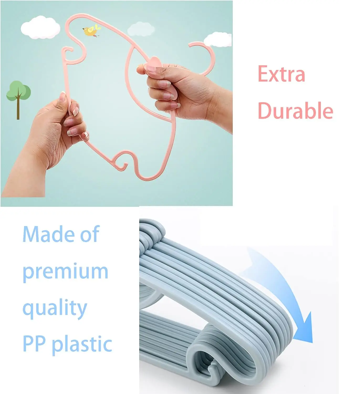 Rak Baju Bayi Plastik, Gantung - Baby Clothing Rack ulasan dan harga