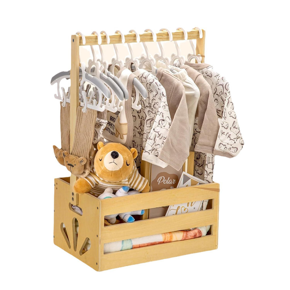 Keranjang penyimpanan produk b - Baby Clothing Rack ulasan dan harga