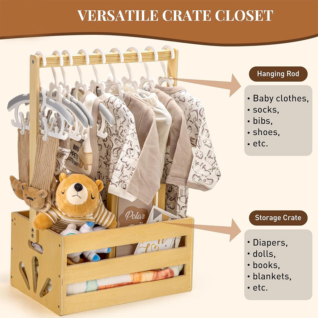 Keranjang penyimpanan produk b - Baby Clothing Rack ulasan dan harga